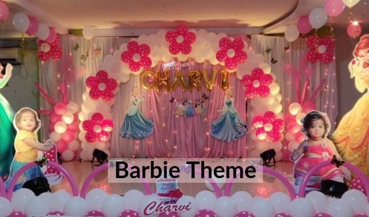 barbie 1st birthday party